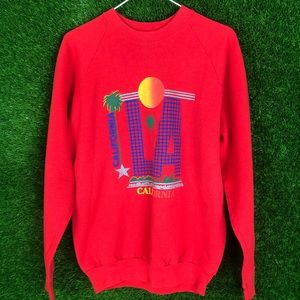 Vintage Los Angeles California Sweater USA Made